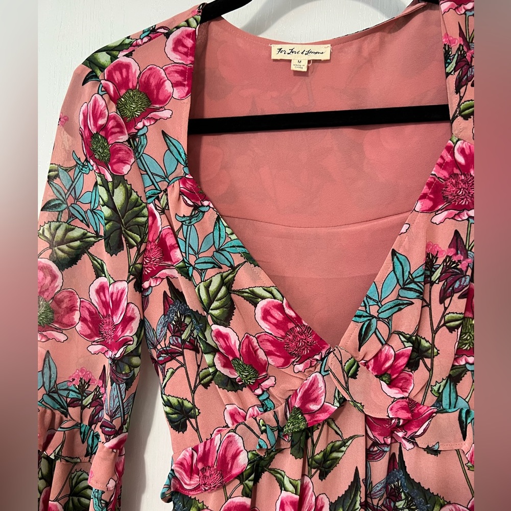 For love and lemons floral dress